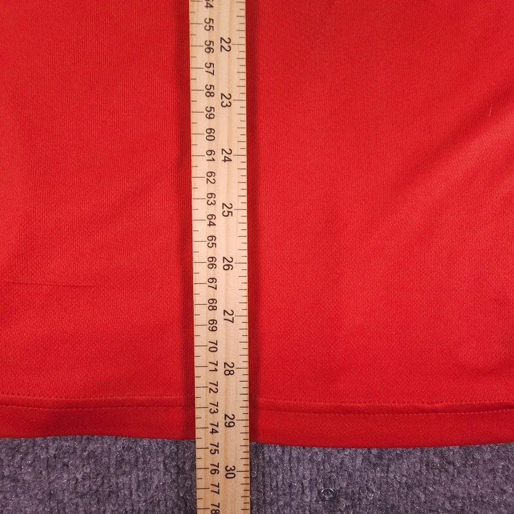 Bulldogs Polo Shirt Adidas Short Sleeve Red‎ Men's Size XL Activewear Outdoors